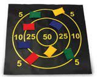Bisco Printed Soft PVC Floor Target Toss Mat 1x1 Meter