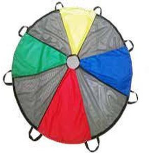 Polyster Multicolor Polyester Swimming Parachute, Packaging Type : Plastic Box