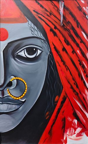 Acrylic Hand Made Canvas Painting, Brand Name : Desin2000