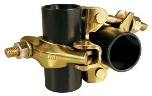 Polished Mild Steel Double Coupler, Color : Golden For Jointing