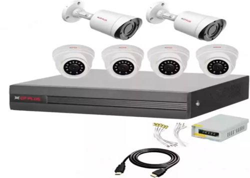 Electric CP Plus CCTV Camera, Color : White, Grey For Station, School, Restaurant, Hospital, College