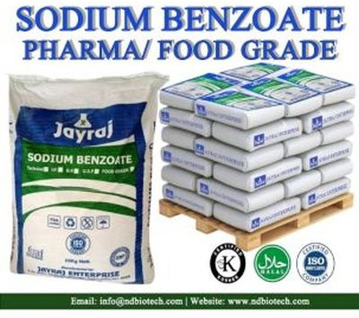 Jayraj Sodium Benzoate Powder, Purity : 99 for Food/pharma