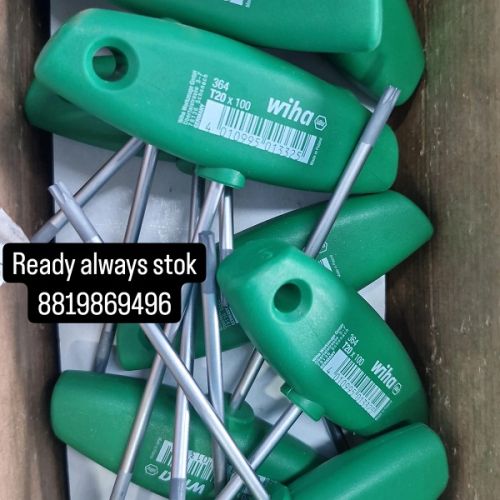 Stainless Steel Polished T20 Torx Allen Key, Color : Silver, Handle Material : PVC For Industrial