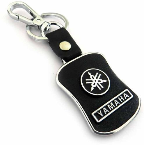 Plain Polished Metal Leather Key Chain, Color : Golden, Black, Mixed