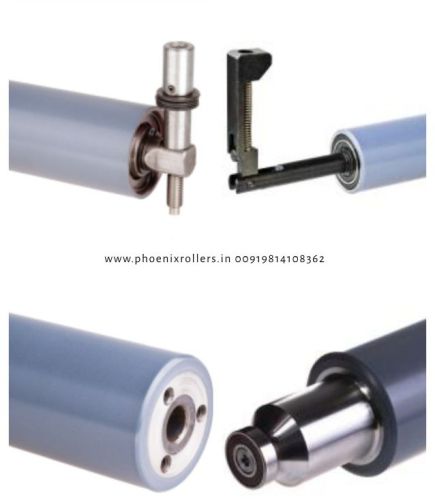 Rilson Coated Printing Press Rollers Riders, Color : Grey