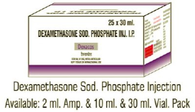 Dexamethasone Sodium Phosphate Injection, Packaging Type : Ampoules Vials, Grade Standard : Pharm Grade