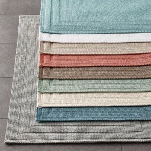 Luxury Cotton Plain Bathmat Modern 20*30 Inch