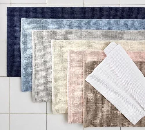 Premium Cotton Plain Bathmat Modern 20*30 Inch
