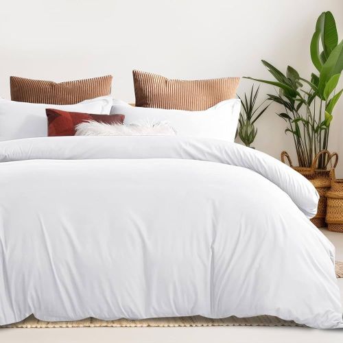 Ultra Luxury Cotton White Plain Duvet Cover