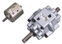 Aluminum Pneumatic Rotary Actuators, Color : Silver