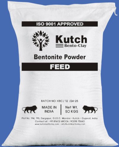 Feed Grade Bentonite Powder, Color : Brown, Packaging Size : 50kg