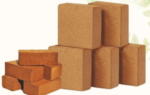 Coco Peat Blocks, Shape : Rectangular, Packaging Type : Brown