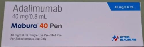 Adalimumab Injection 40mg, API Form : Liquid, Packaging Size : 1ml, Packaging Type : Box