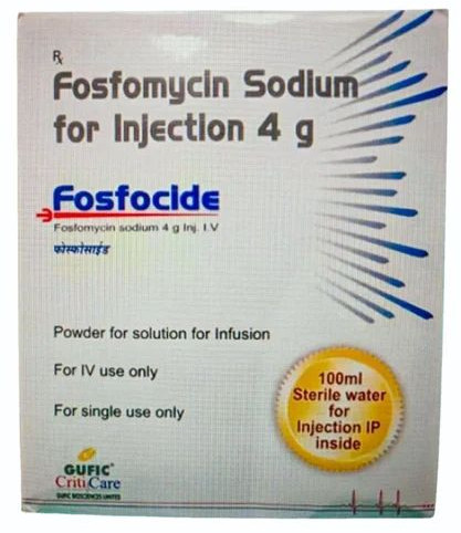 Fosfotas Fosfomycin Sodium For Injection 4mg, Packaging Type : Box, Prescription/non Prescription : Prescription