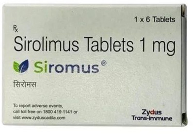 Sirolimus Tablets 1mg, Packaging Type : Box, Prescription/non Prescription : Prescription