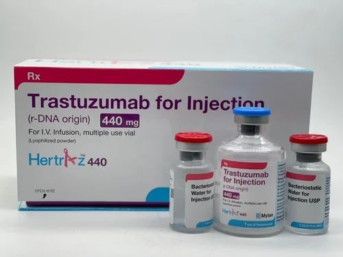 Trastuzumab Injection 440mg, API Form : Liquid, Packaging Type : Box For Breast Cancer, Stomach Cancer