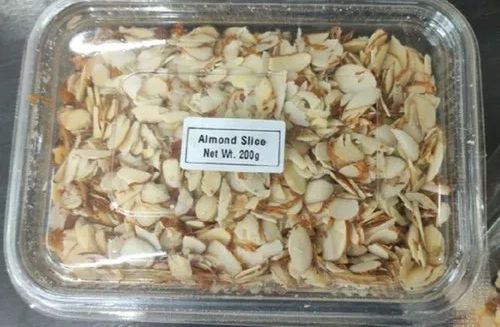 Freshly Foods 200gm Almond Slices, Color : Creamy, Packaging Type : Plastic Box For Human Consumption