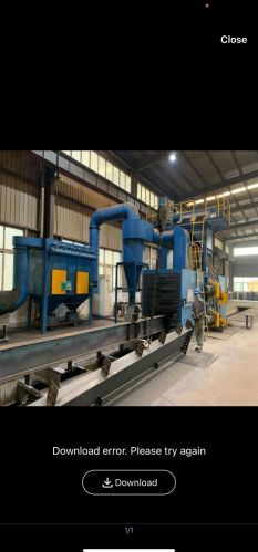 Yuvaan Enterprise Fully Automatic Mechanical Airless Shot Blasting Machine, Color : Light White, Brown