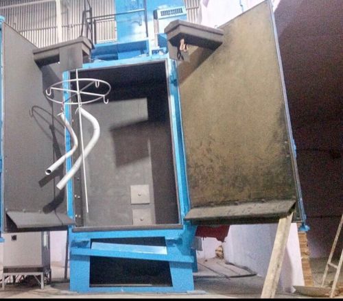 Mechanical Semi Automatic Hanger Shot Blasting Machine for Y