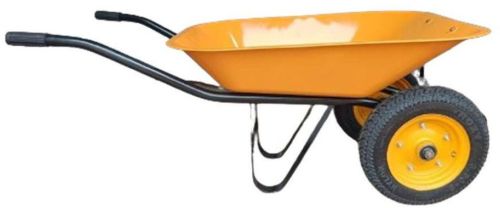 Pneumatic Double Tyre Wheel Barrow For Construction, Gardening, Farming, Garbage Soil Etc