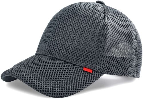 Plain Dark Grey Mesh Cap Free Size, Packaging Type : Carton Box, Specialities : Comfortable