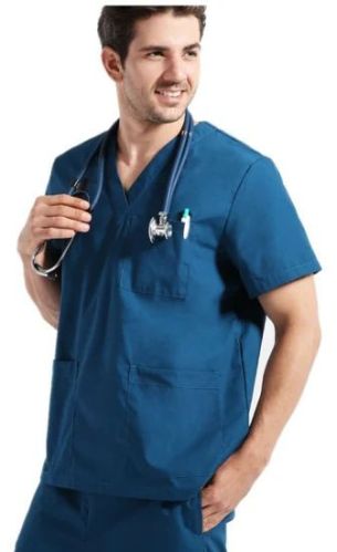 Linen Plain Mens Medical Scrub All Sizes