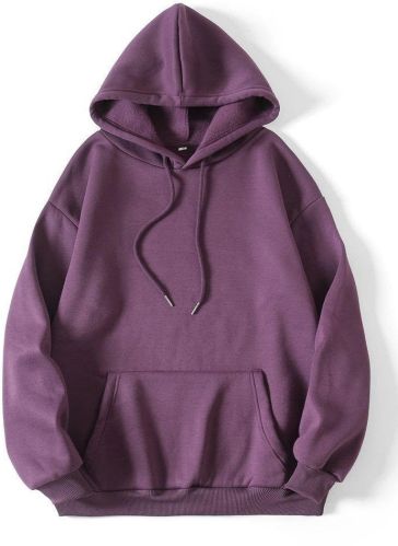 Mens Full Sleeves Purple Hoodie All Sizes, Technics : Machine Made, Machine Made