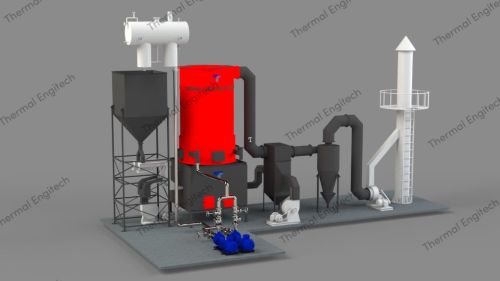 Vertical 4-PASS Thermic Fluid Heater For Industrial