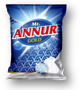 1 Kg Annur Gold Detergent Powder, Packaging Type : Packet For Cloth Washing