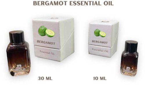 Organic bergamot essential oil, Purity : 100 %, Form : Liquid