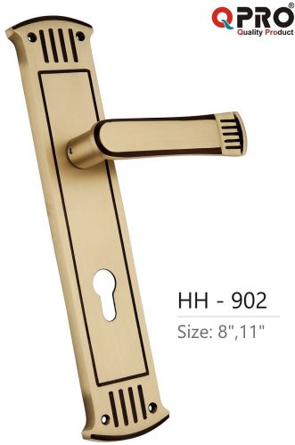 Qpro Polished Brass Mortise Handle, Color : Antique, Silver Satin, Black & Silver Gold, Ideal For : Main Door