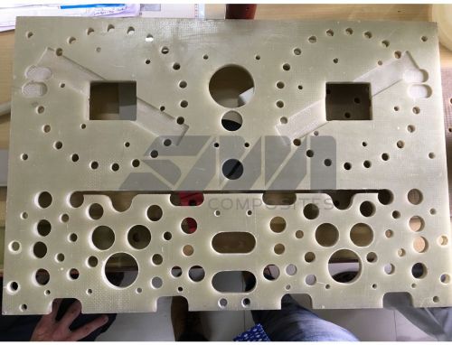 Non Coated Glass Epoxy Tufflam Precision Machined Components