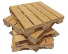 Raw Timber Wooden Pallets, Color : Brown Standard for Packaging Use