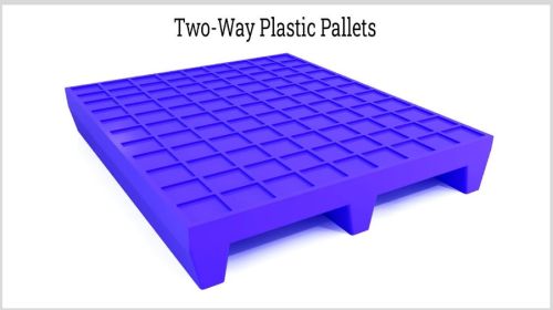 Polished Two Way Plastic Pallets, Color : Blue Standard For Packaging Use