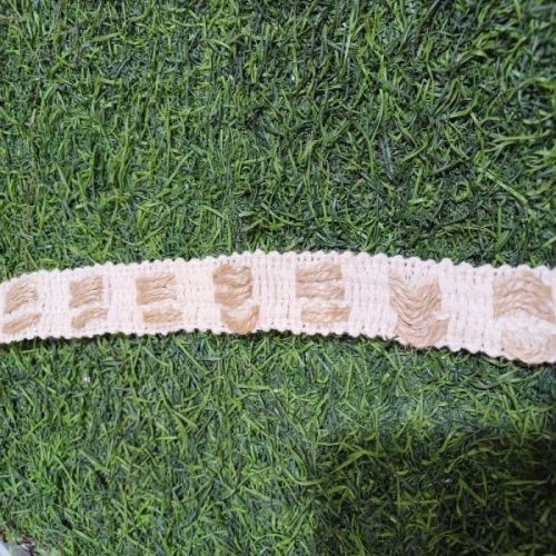 Plain Jute Fita Laces, Color : White, Brown for Shoe Use