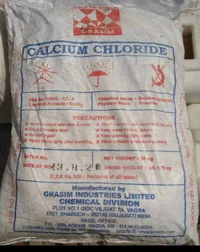 Calcium Chloride Powder, Packaging Type : Plastic Bag, Grade Standard : Industrial Grade For Water Treatment