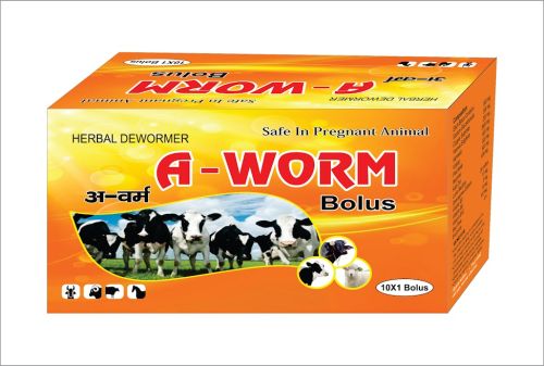 A-worm Bolus Cattle Feed Supplement, Packaging Type : Paper Box