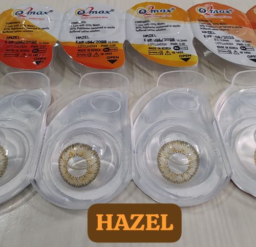 Daily Color Contact Lens Hazel 14.2, Packaging Type : Plastic Packet For Party Wear, Wedding Wear