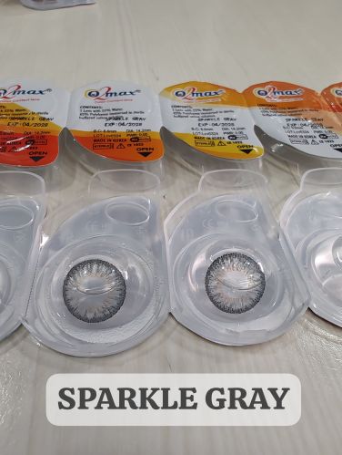 Daily Color Contact Lens Sparkle Gray 14.2, Packaging Type : Plastic Packet For Party Wear, Wedding Wear