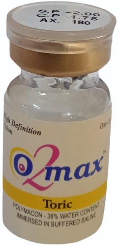 O2max Polymacon Cross Toric Lens 14.0 For Eye Contact