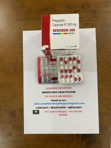 NERVIKEM 300MG, Form : CAPSULES