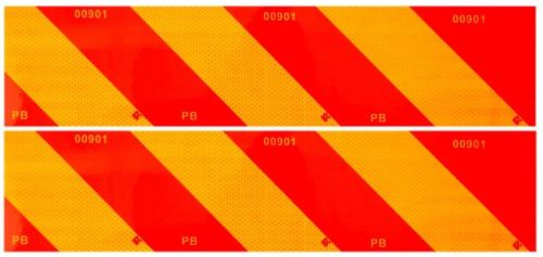 PET Glossy & Matt C3 Rear Marking Plate, Shape : Rectangular