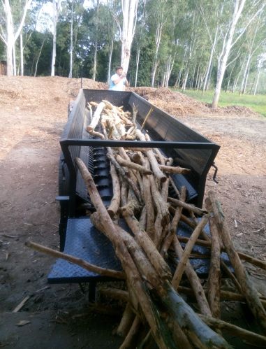 Wood Log Debarker Machine For Paper Mill