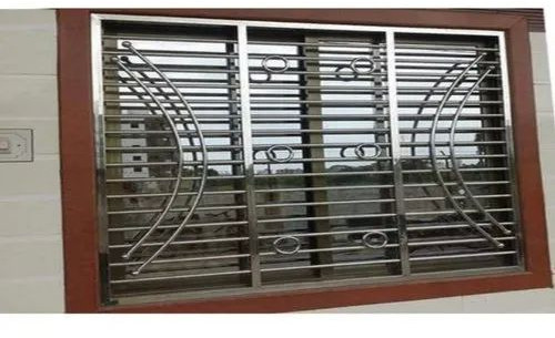 Decorative Stainless Steel Window Grill 4x6 Feet For Home