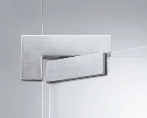 Polished Dorma Glass Door Lock, Color : Silver, Weight : 2 Kg