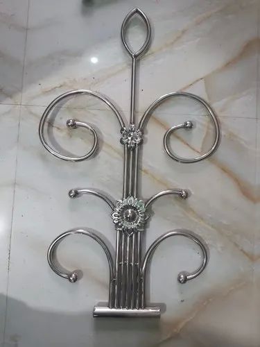 Floral Stainless Steel Railing Design