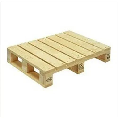 Non Polished Two Ways Wooden Pallets 800 Mm X 1200 Mm, Entry Type : 2-Way For Packaging Use