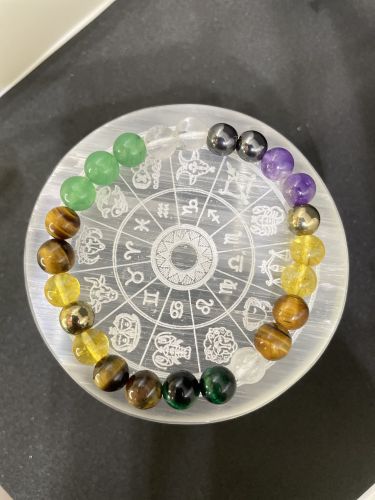 Inaya Crystal Sampurn Dhan Yog Gemstone Bracelet