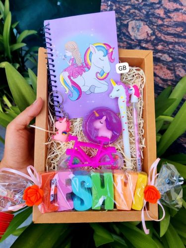 Kids Unicorn Stationery Gift Box, Age Group : 5 To 12 Years