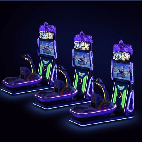 Metal+acrylic+plastic+glass Kiddy Rides - Surf Racing Boat